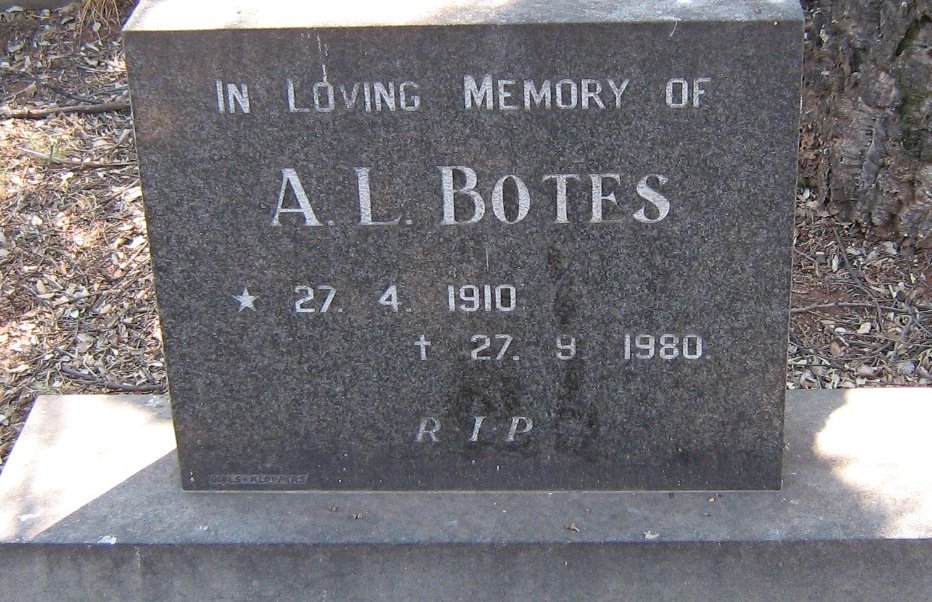 BOTES A.L. 1910-1980