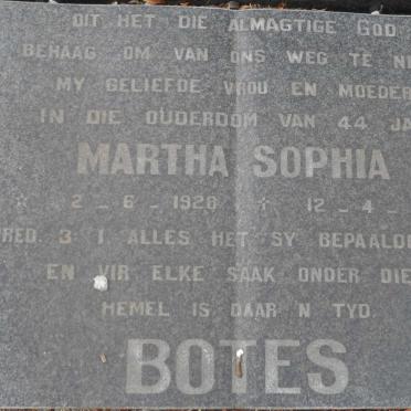 BOTES FAMILY