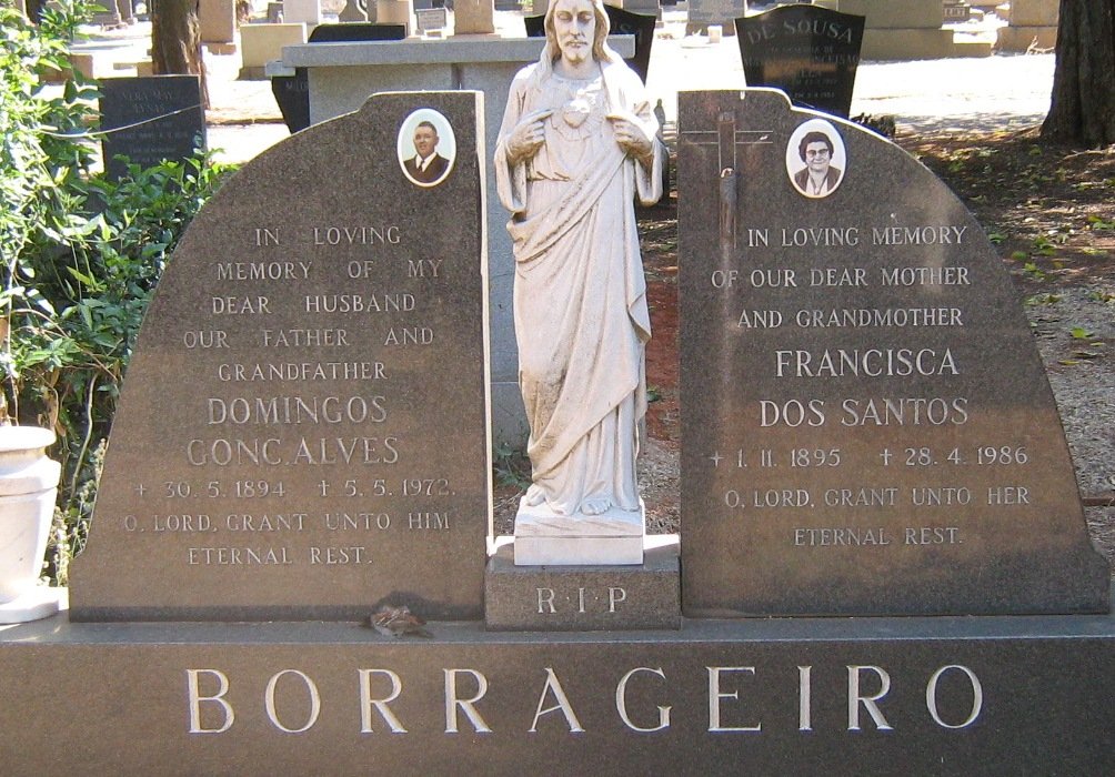BORRAGEIRO Domingos Concalves 1894-1972 &amp; Francisca DOS SANTOS 1895-1986