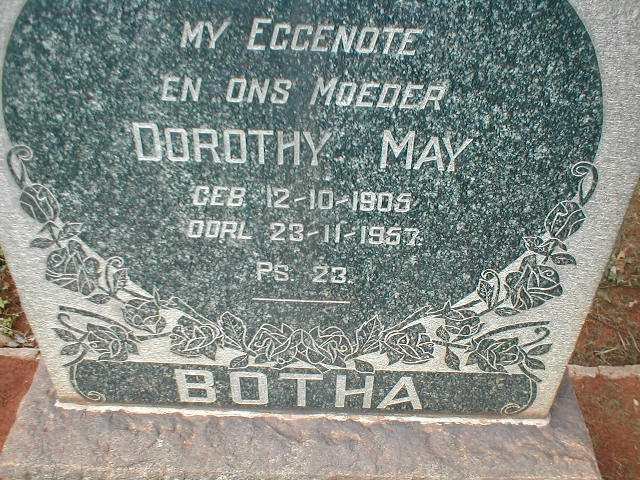 BOTHA Dorothy May 1905-1957