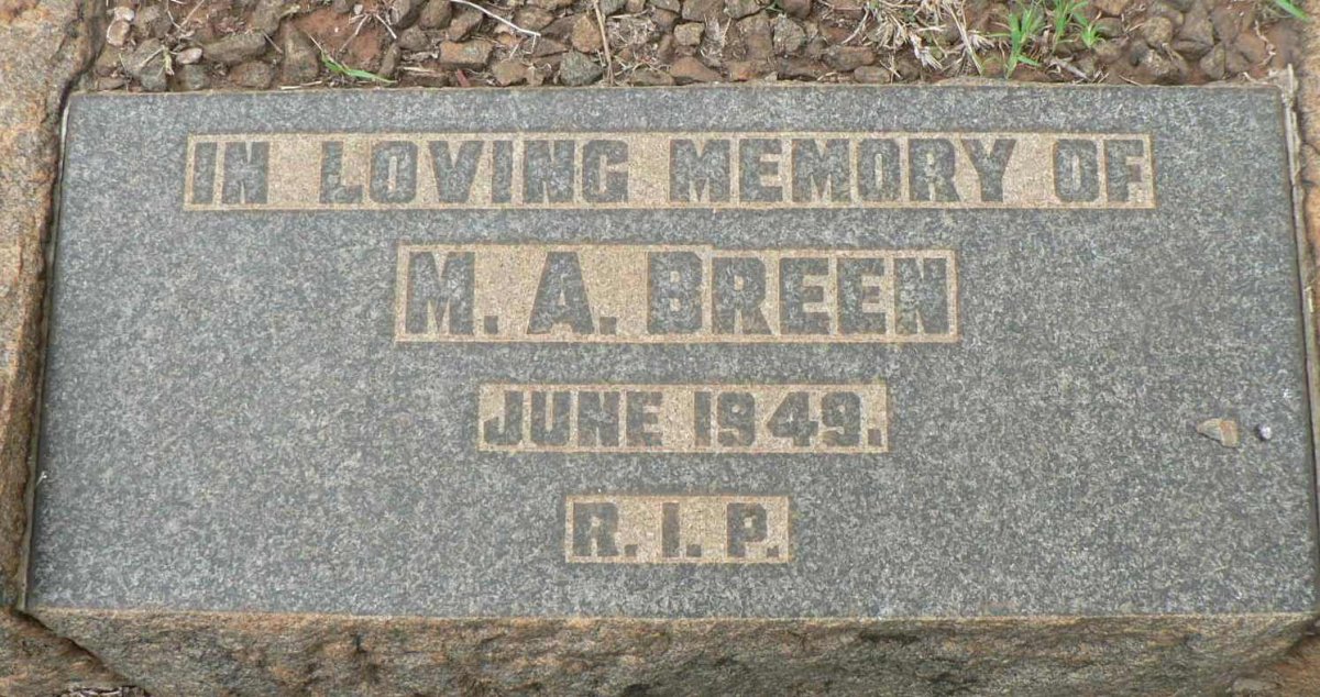 BREEN M.A. -1949