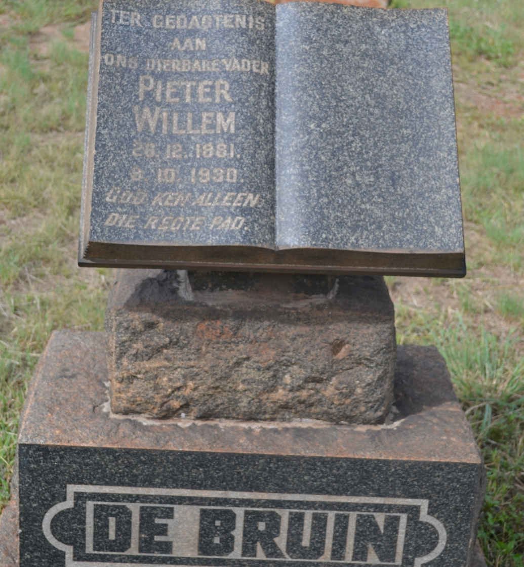BRUIN Pieter Willem, de 1881-1930