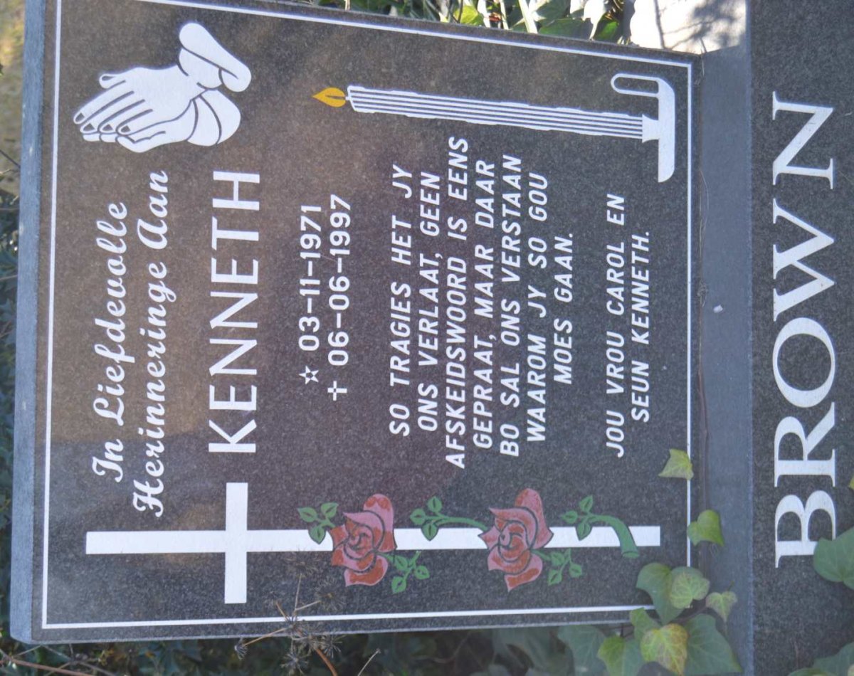 BROWN Kenneth 1971-1997