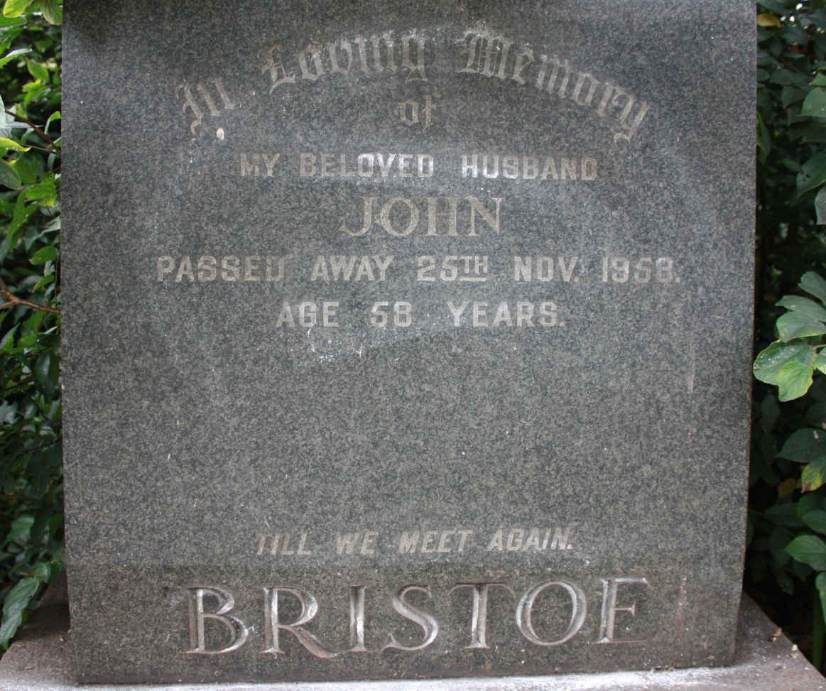 BRISTOF John -1958