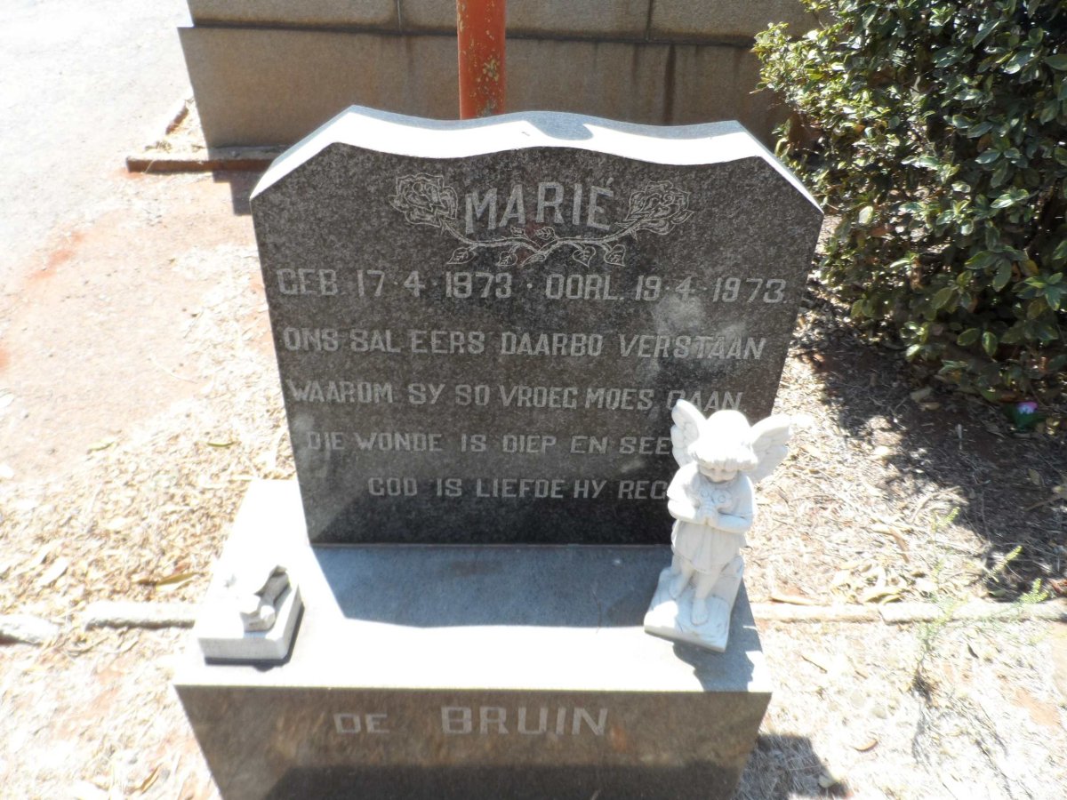 BRUIN Marié, de 1973-1973