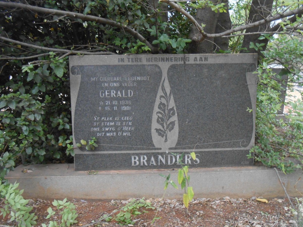 BRANDERS Gerald 1936-1981