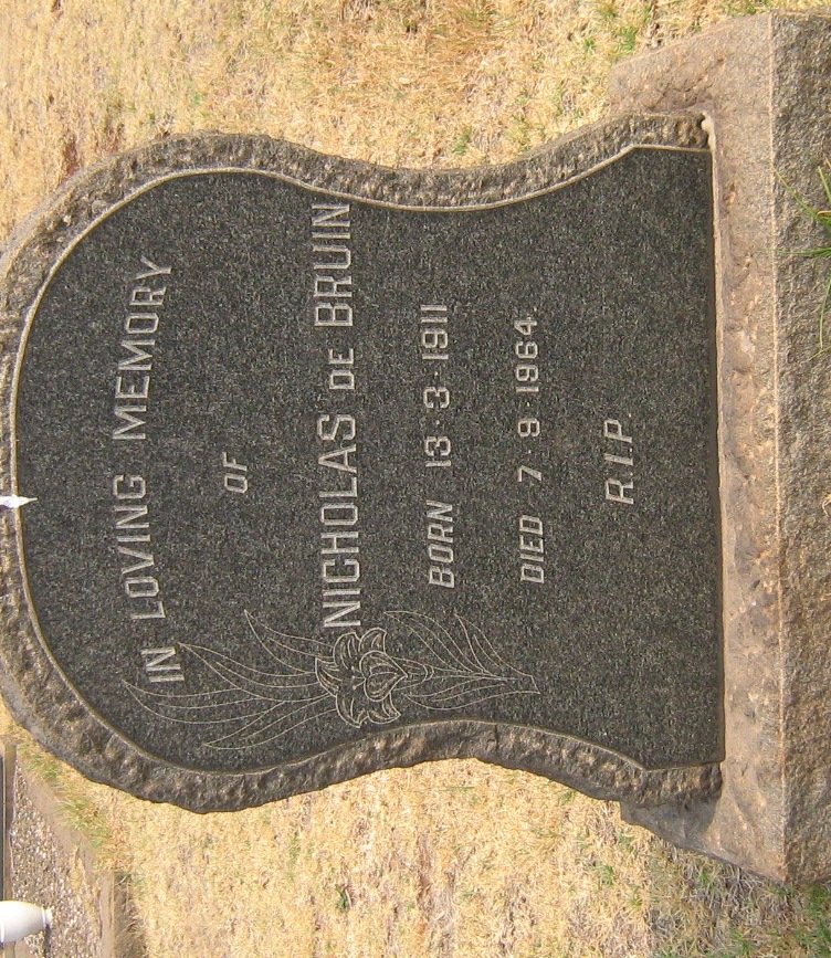 BRUIN Nicholas, de 1911-1964