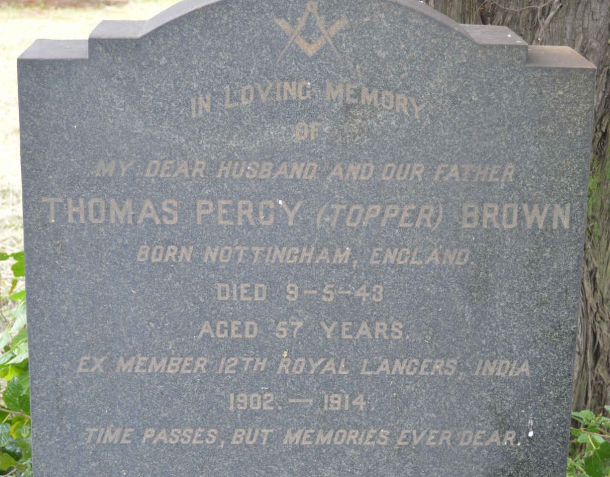 BROWN Thomas Percy -1943