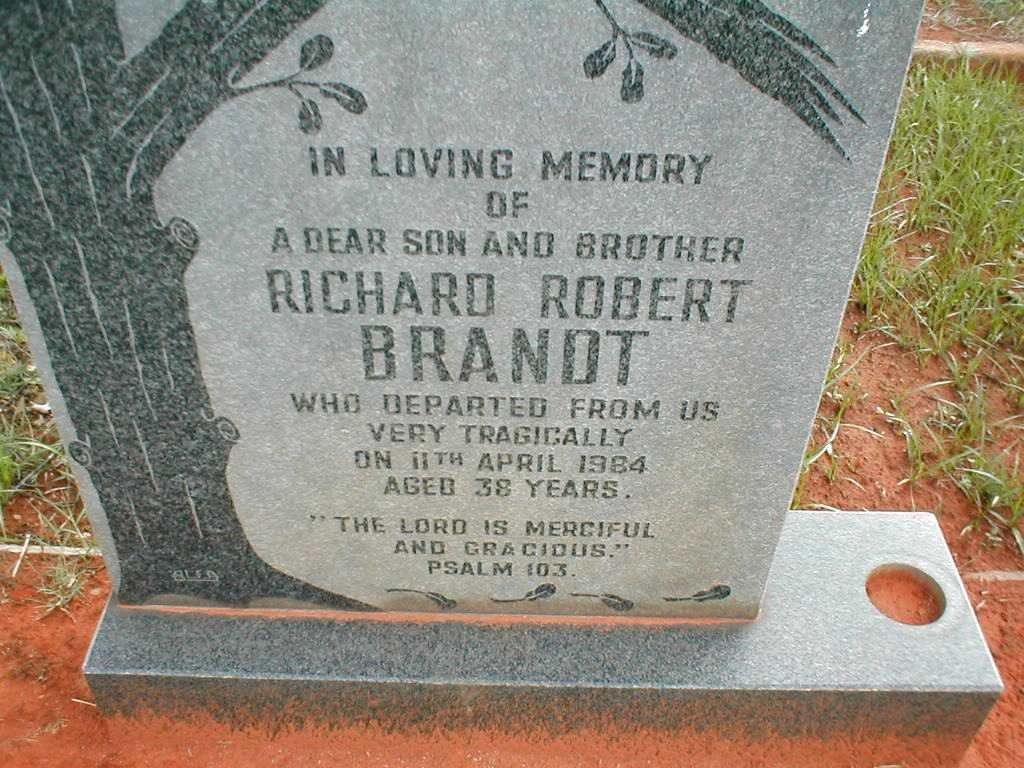 BRANDT Richard Robert -1964