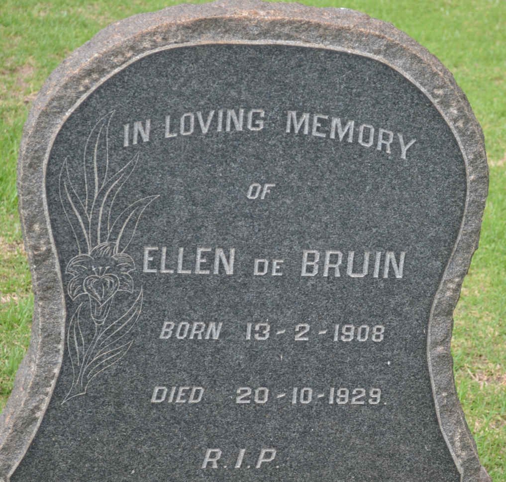 BRUIN Ellen, de 1908-1929