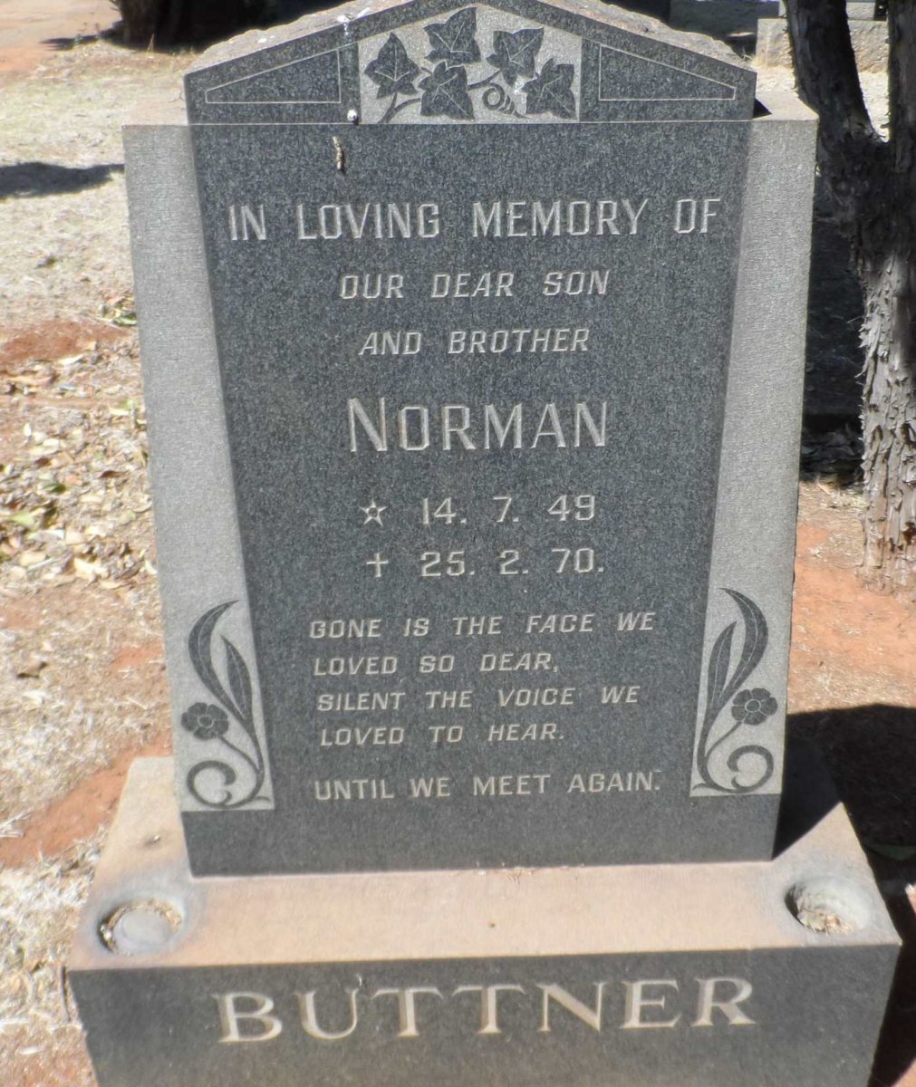 BUTTNER Norman 1949-1970