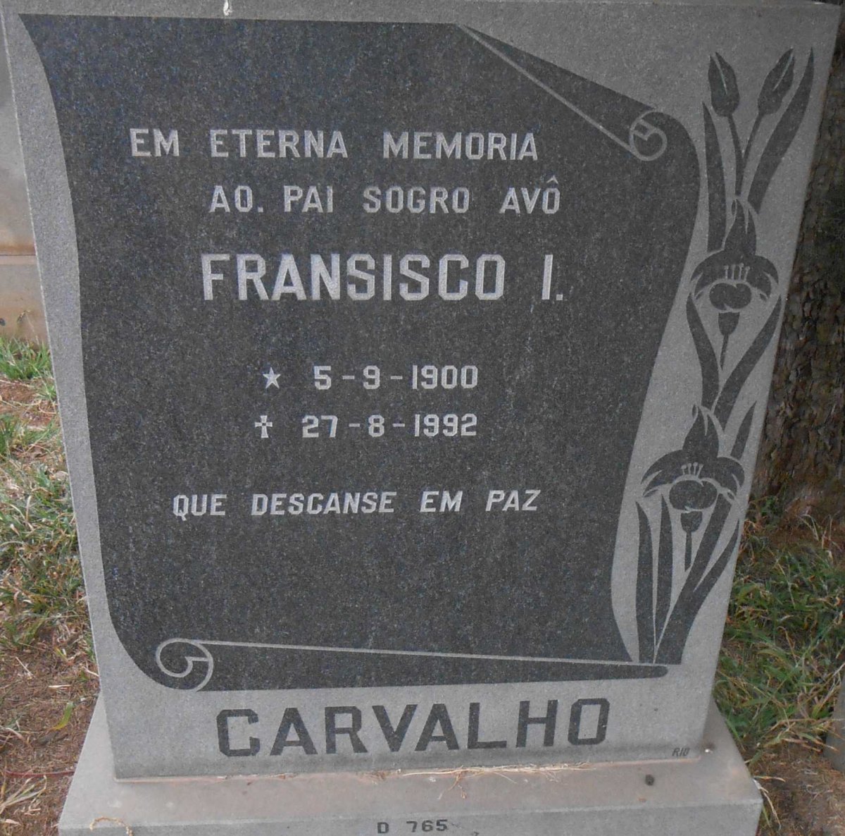 CARVALHO Fransisco I. 1900-1992