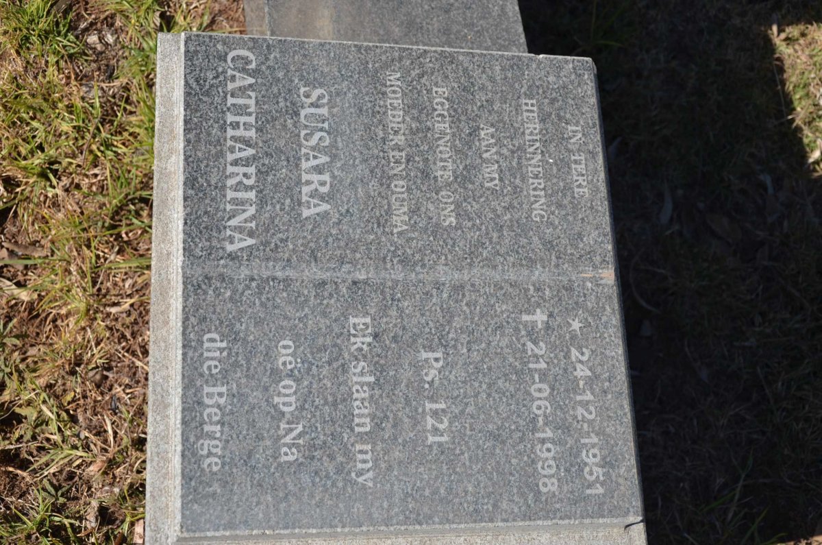 CASSELL Susara Catharina 1951-1998