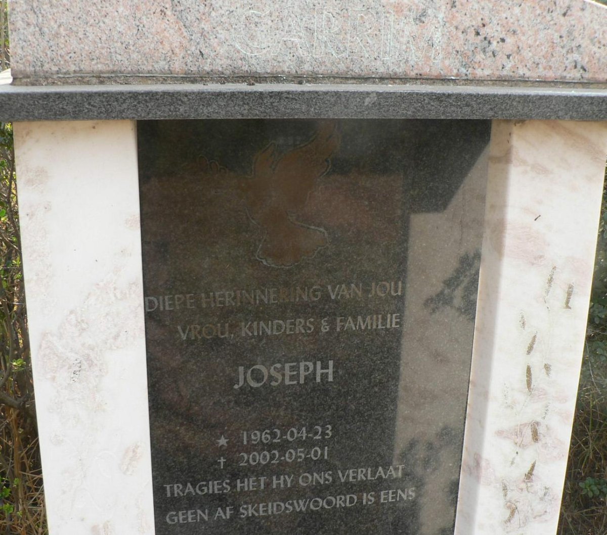 CARRIM Joseph 1962-2002
