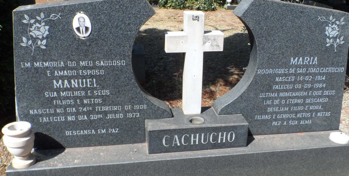 CACHUCHO Manuel 1908-1973 &amp; Maria Rodriques De São João 1914-1984