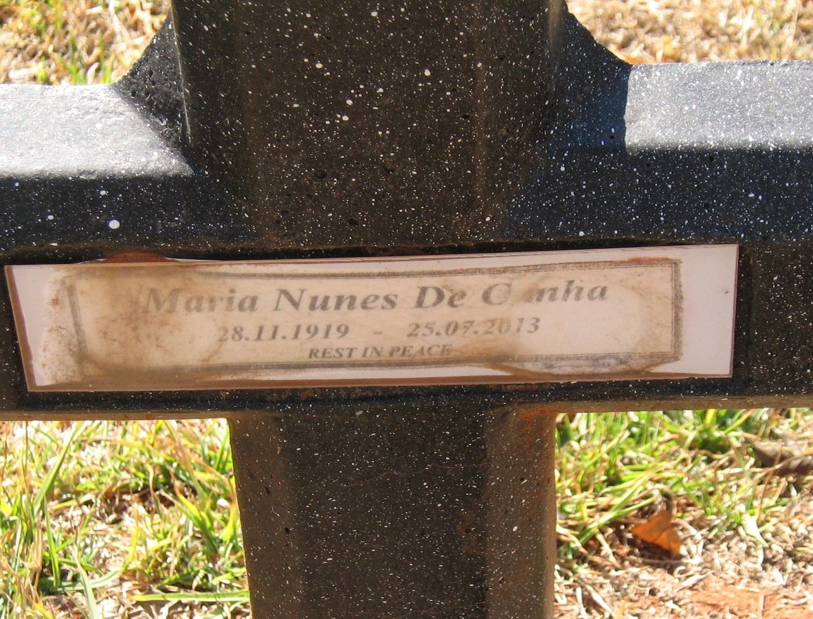 CANHA Maria Nunes, de 1919-2013