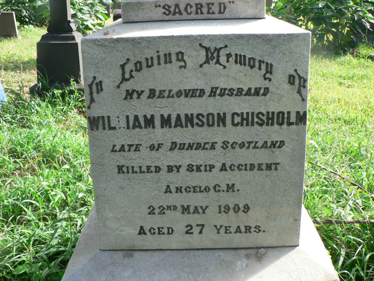 CHISHOLM William Manson -1909