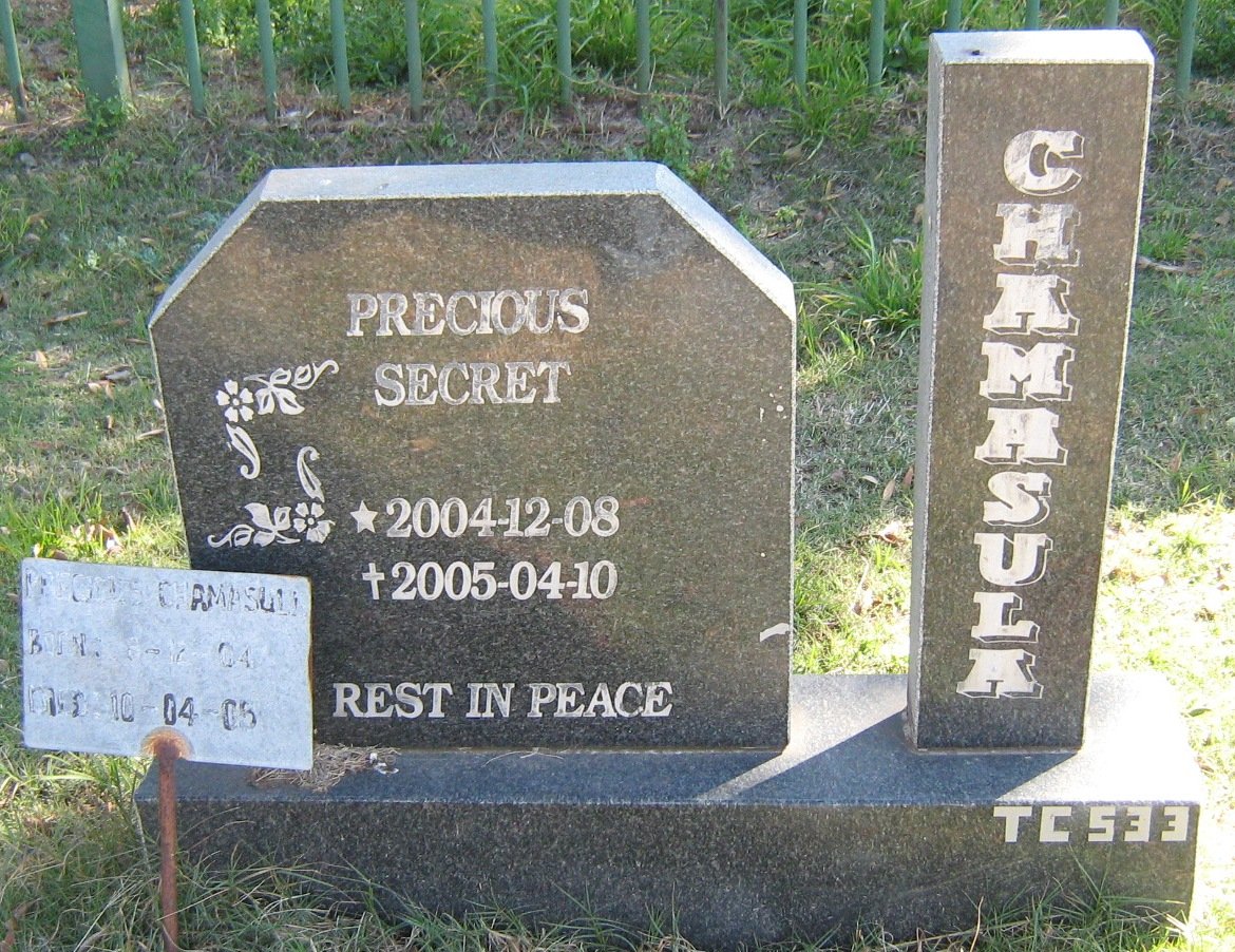 CHAMASULA Precious Secret 2004-2005