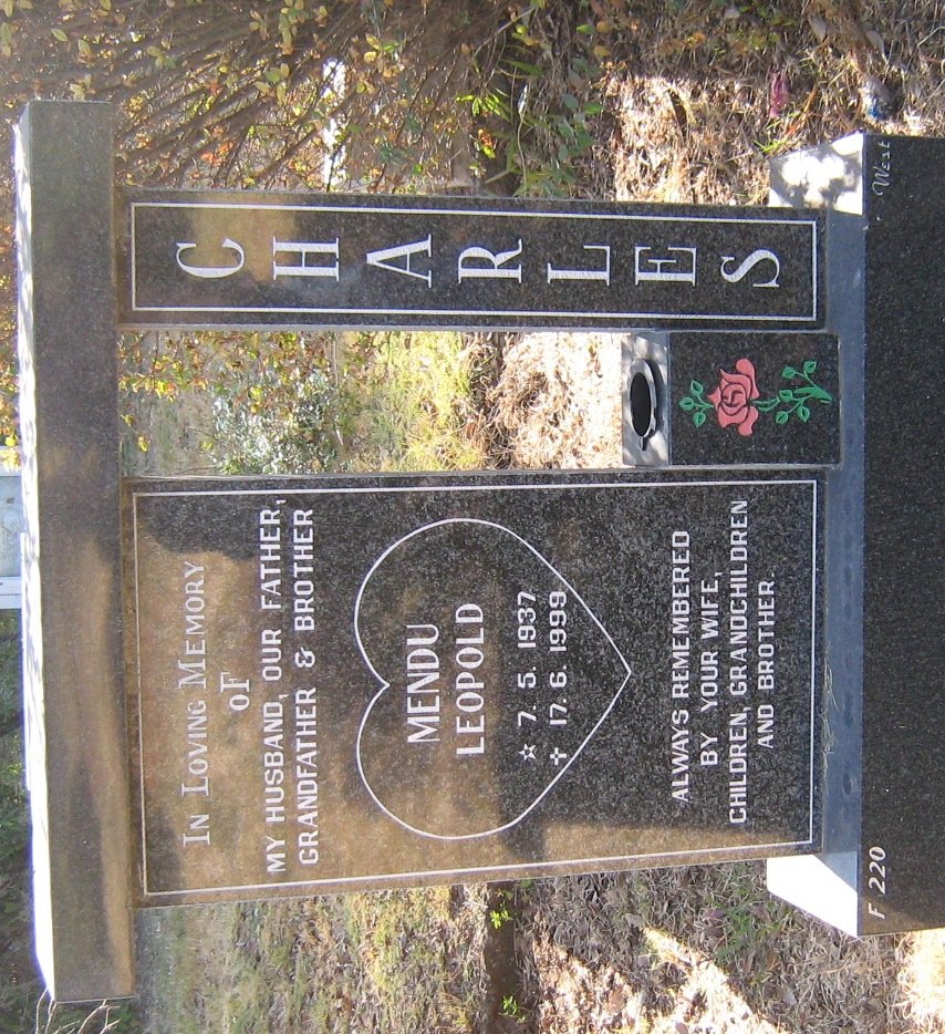 CHARLES Mendu Leopold 1937-1999