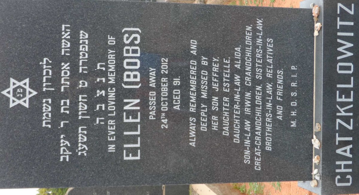CHATZKELOWITZ Ellen -2012