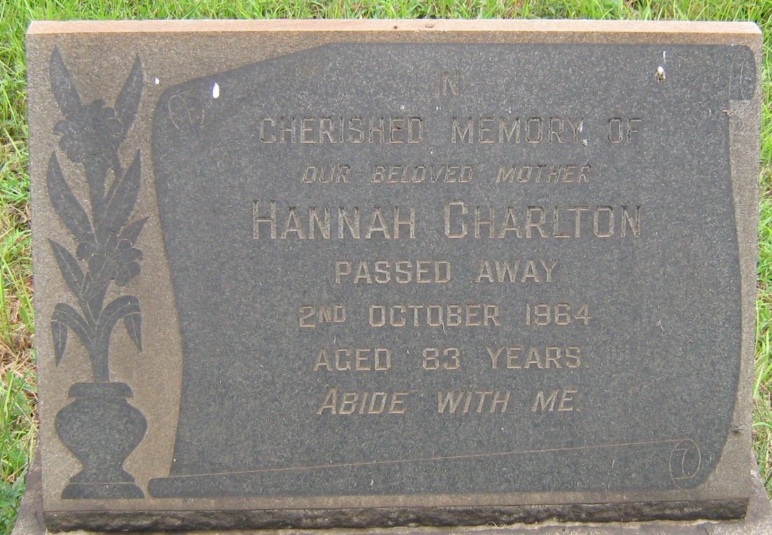 CHARLTON Hannah -1964