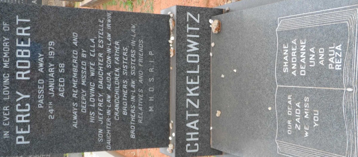 CHATZKELOWITZ Percy Robert -1979