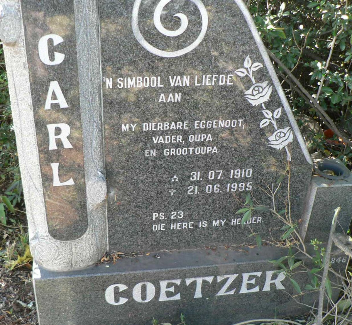 COETZER Carl 1910-1995