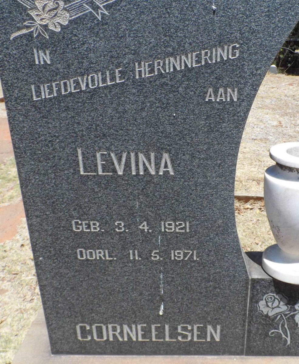 CORNEELSEN Levina 1921-1971