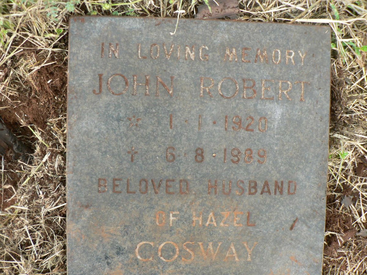 COSWAY John Robert 1920-1989