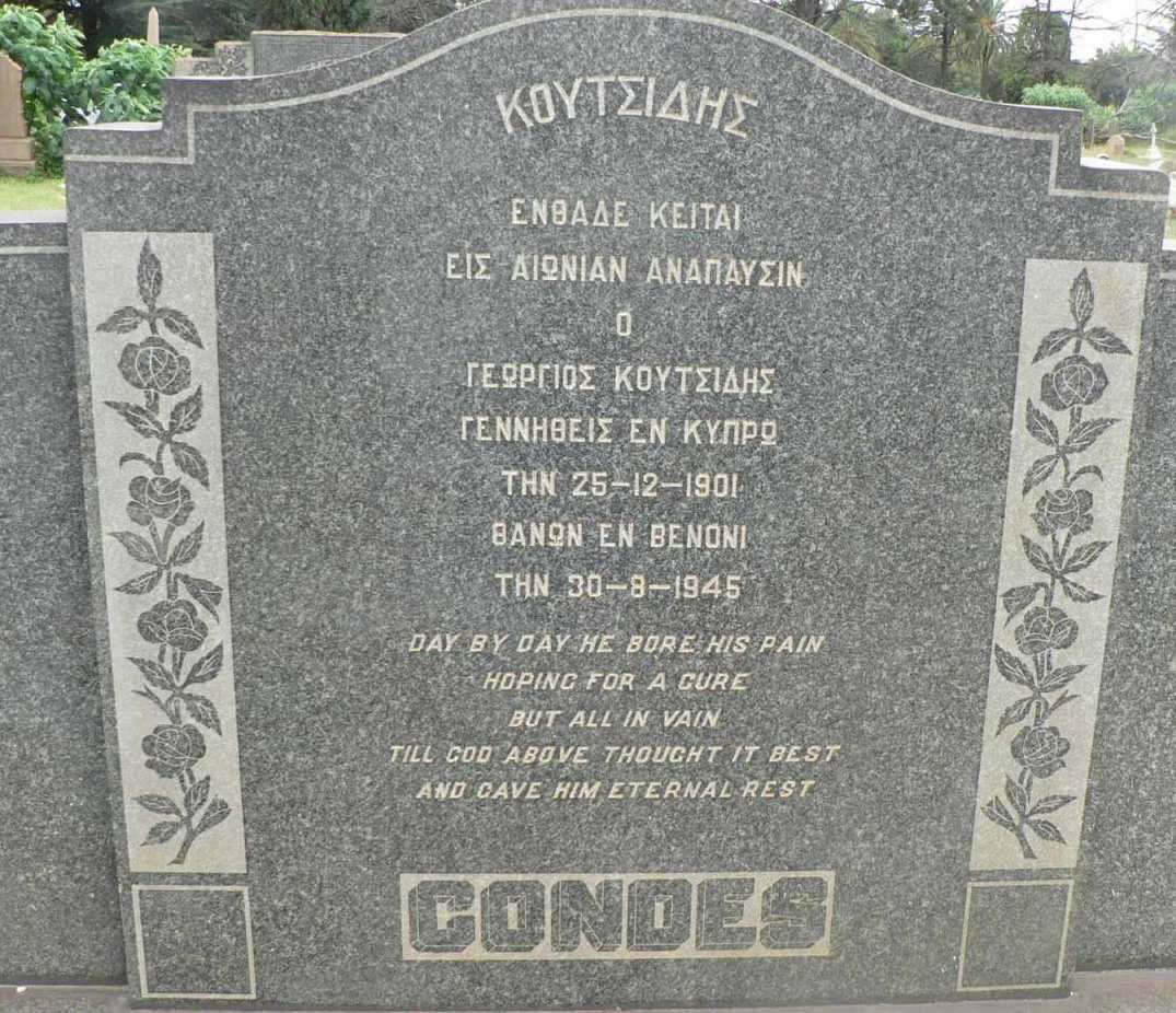 CONDES George 1901-1945