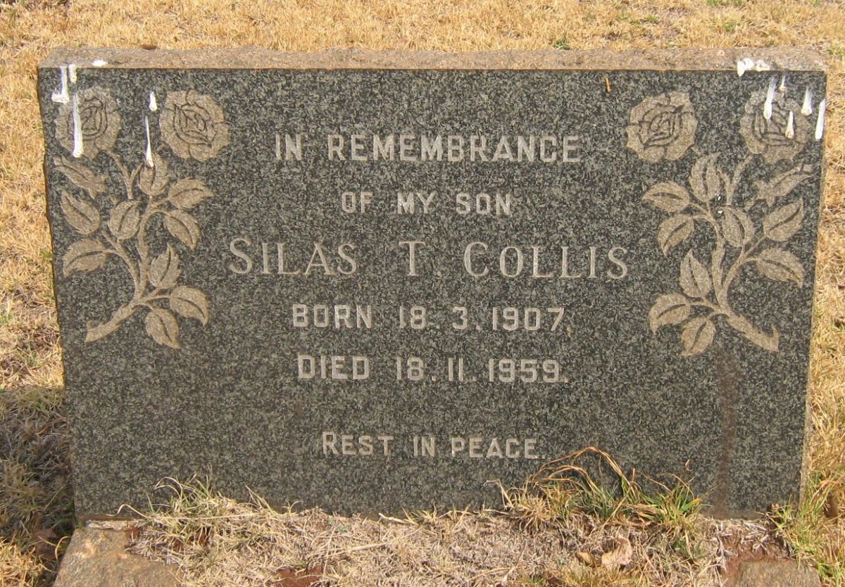 COLLIS Silas T 1907-1959