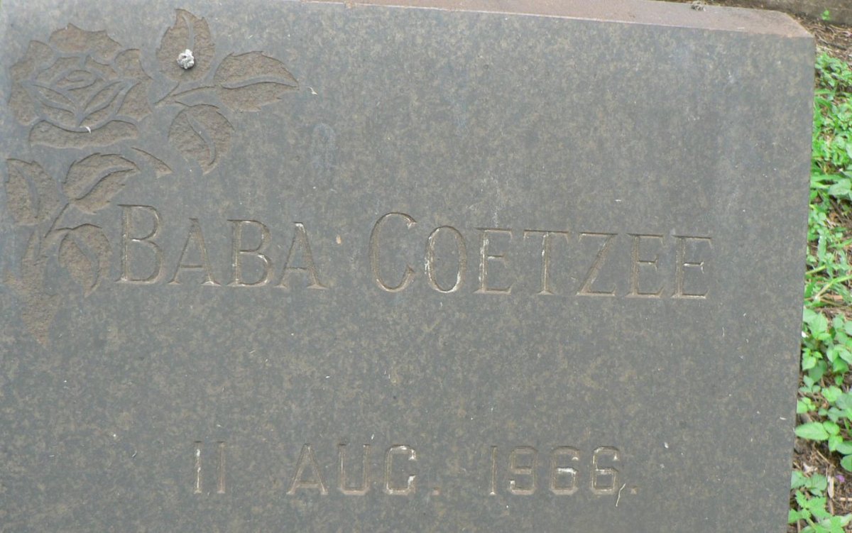 COETZEE Baba -1966