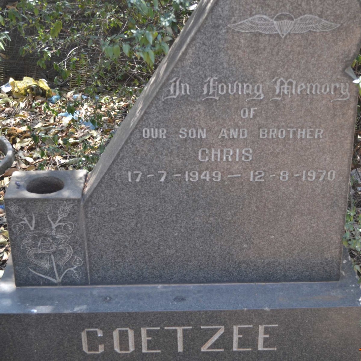 COETZEE Chris 1949-1970