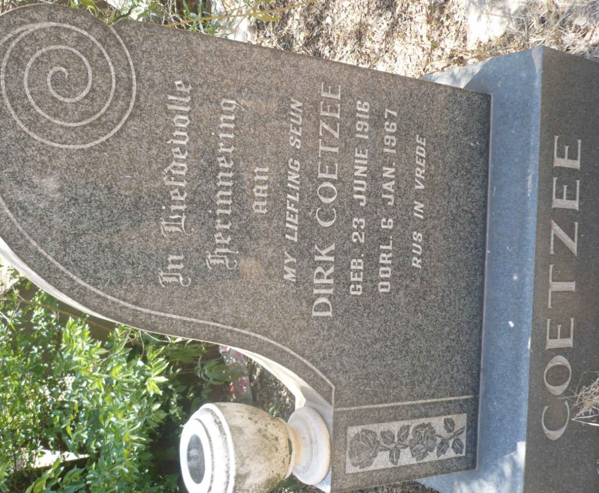 COETZEE Dirk 1916-1967