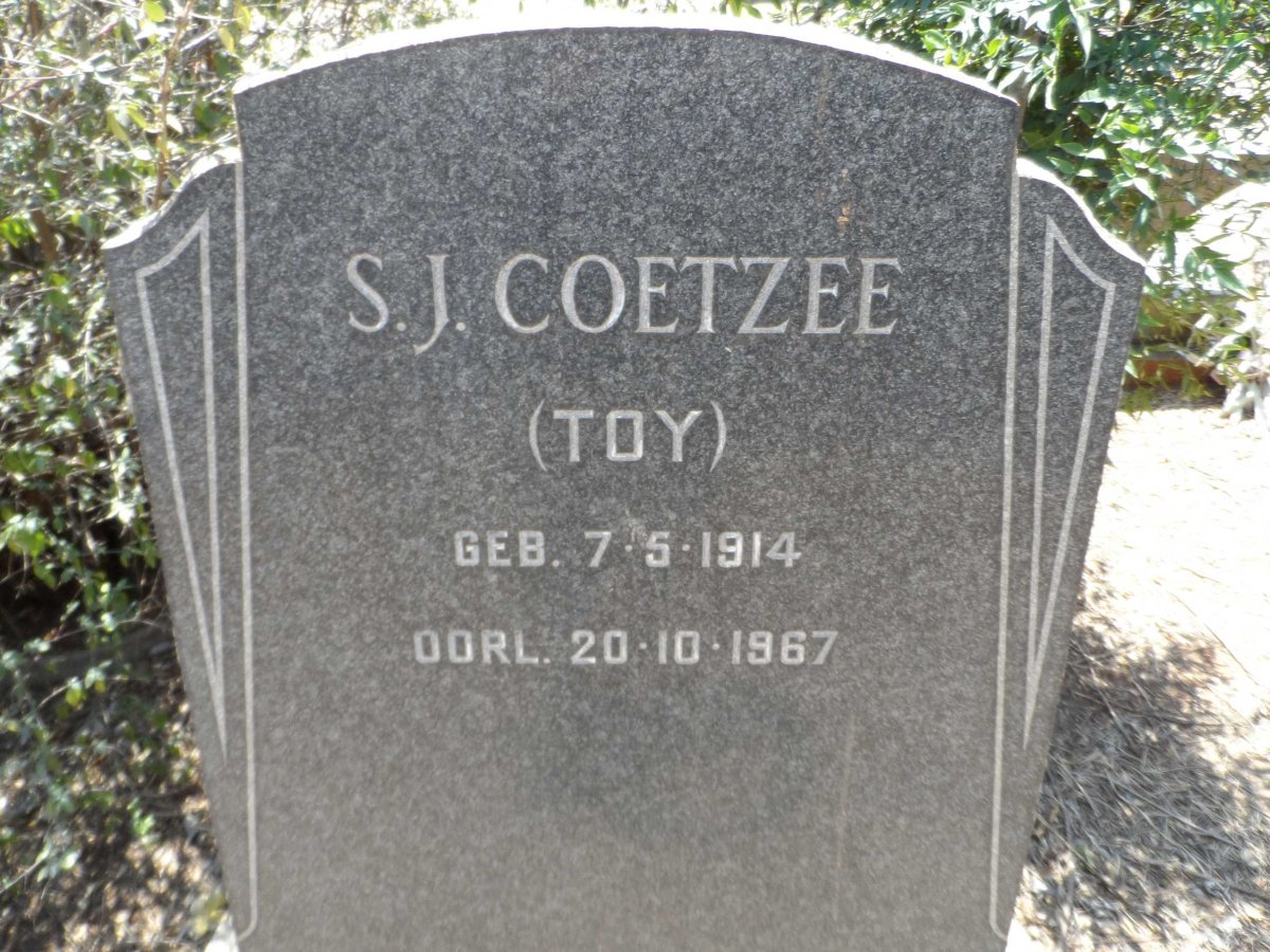 COETZEE S.J. 1914-1967