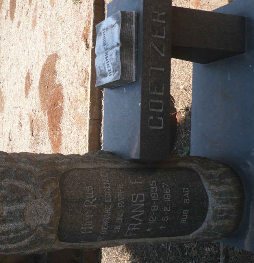 COETZER Frans F. 1935-1967
