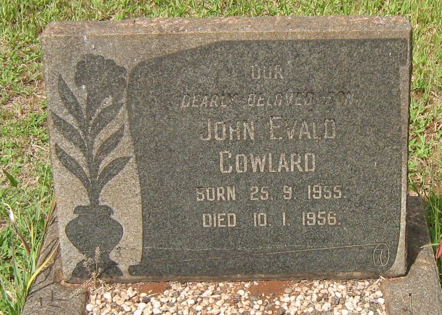 COWLARD John Evald 1955-1956