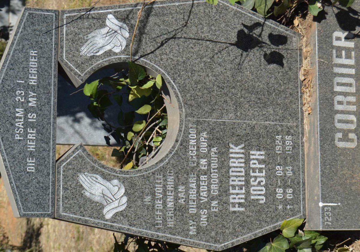 CORDIER Frerdrik Joseph 1924-1996