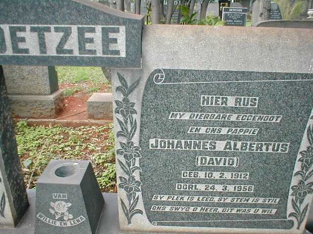 COETZEE Johannes Albertus 1912-1956