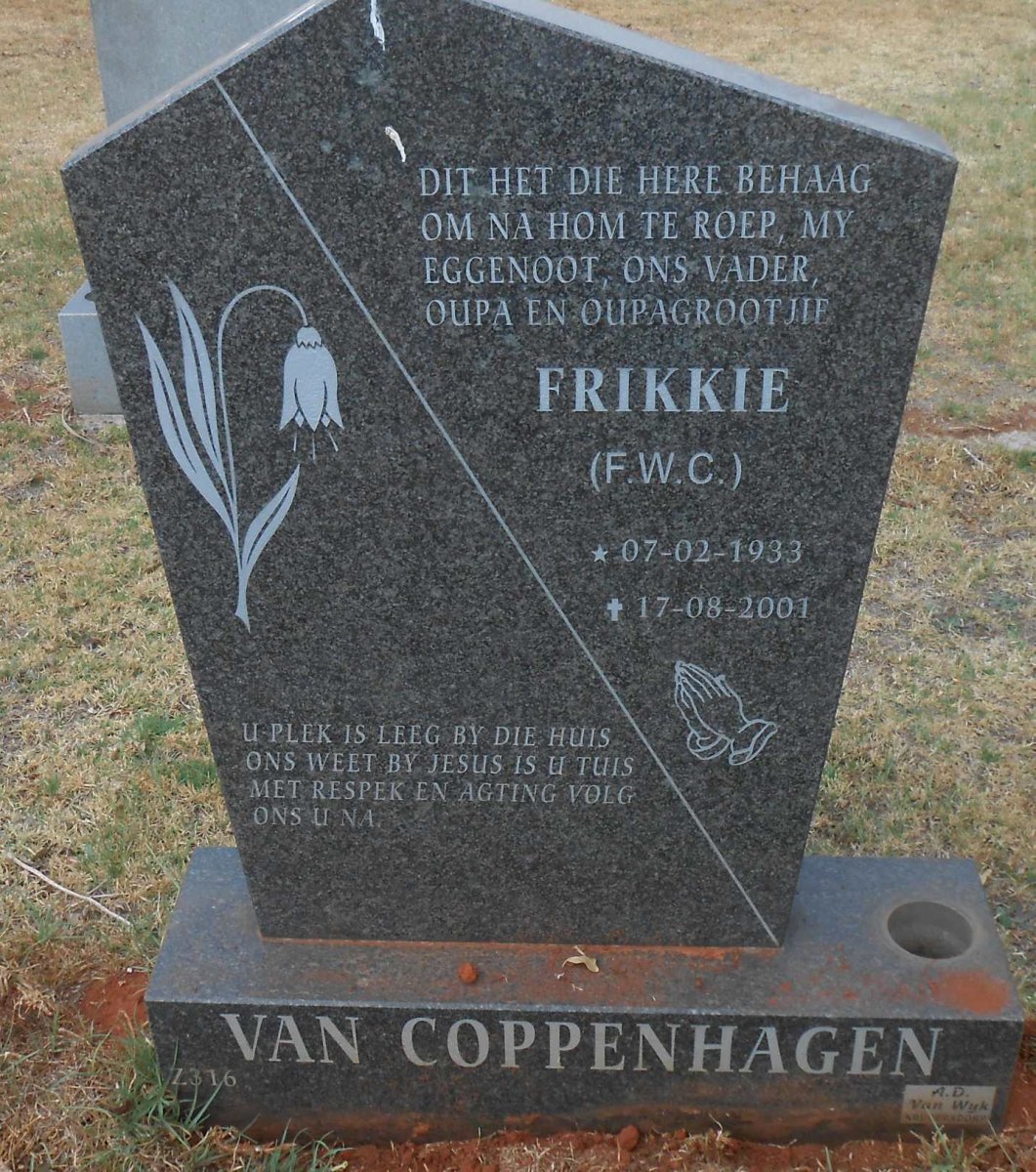COPPENHAGEN F.W.C., van 1933-2001