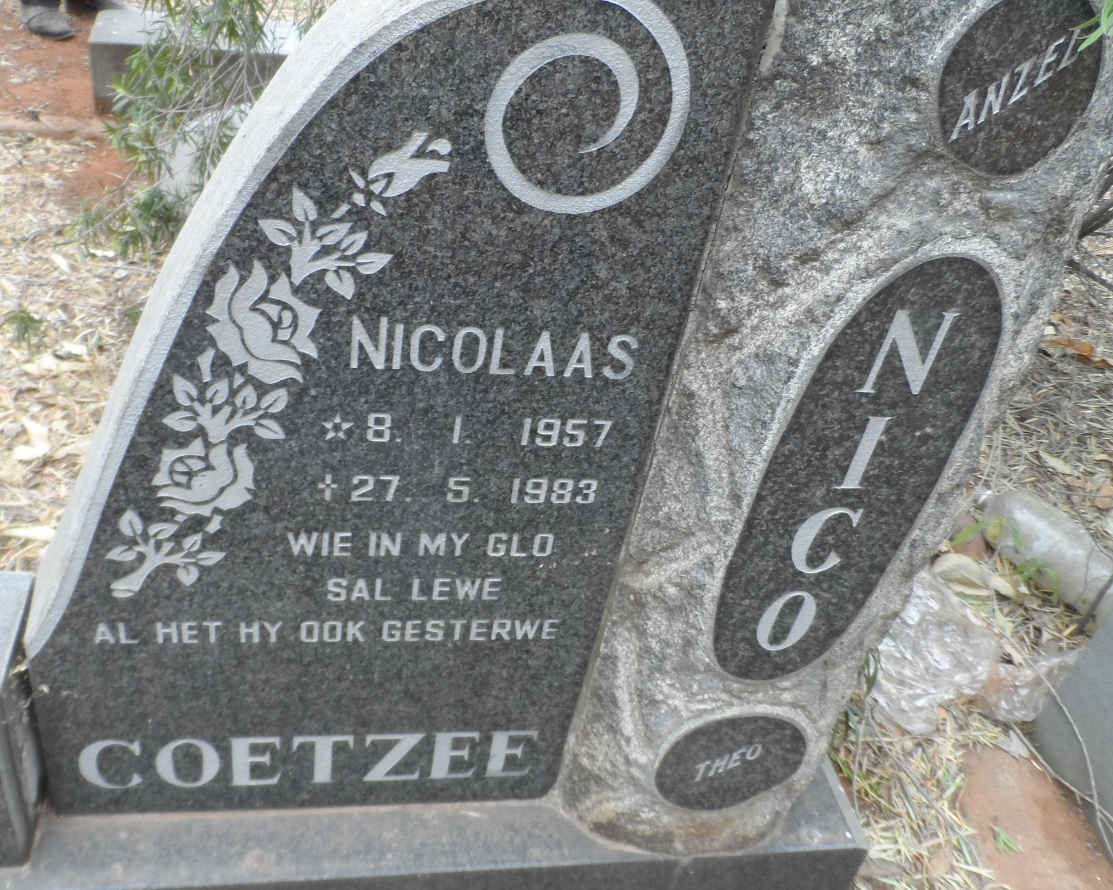 COETZEE Nicolaas 1957-1983