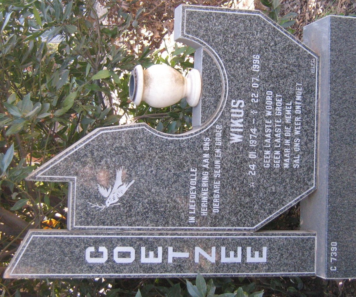 COETZEE Wikus 1974-1996