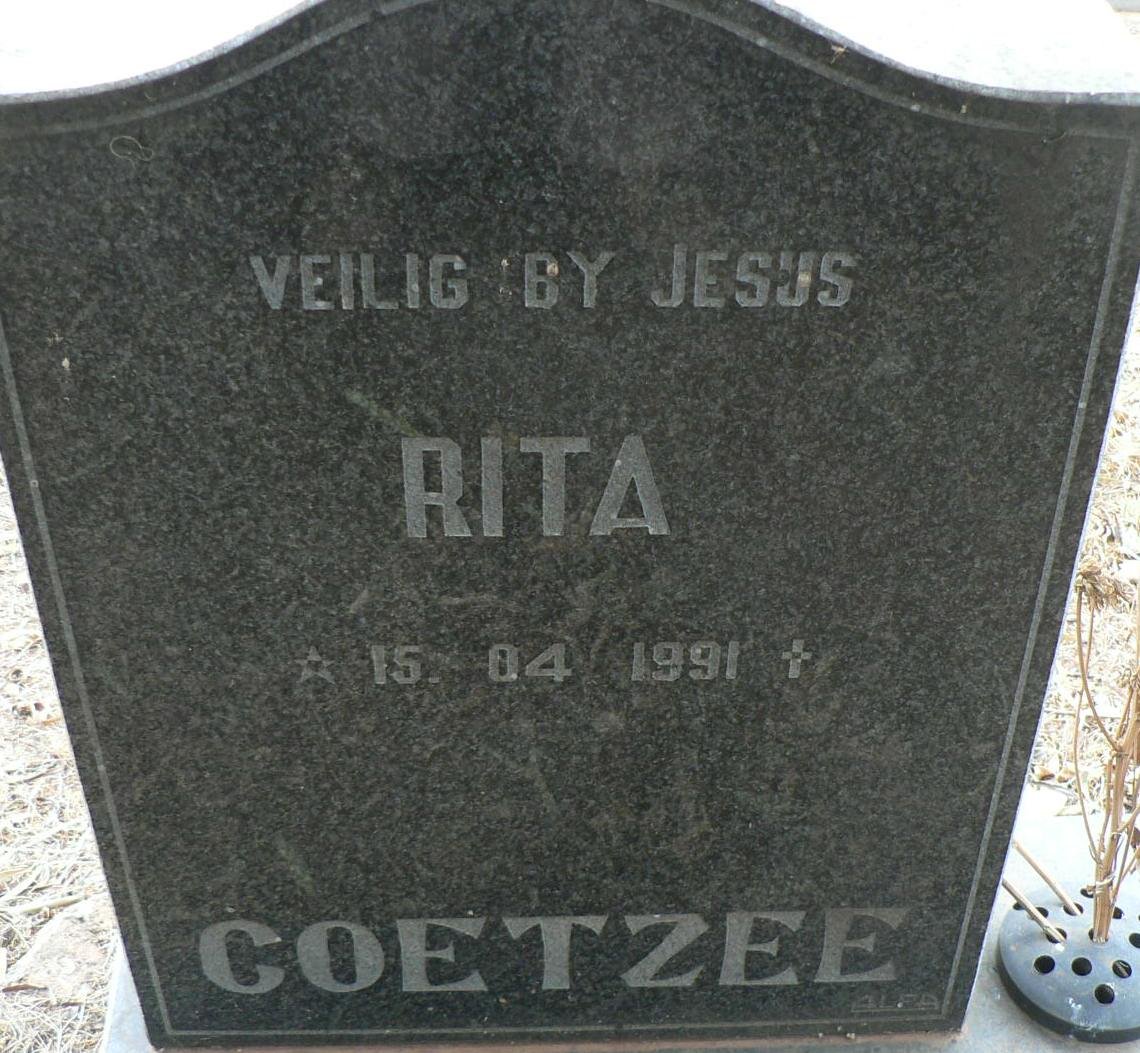 COETZEE Rita 1991-1991