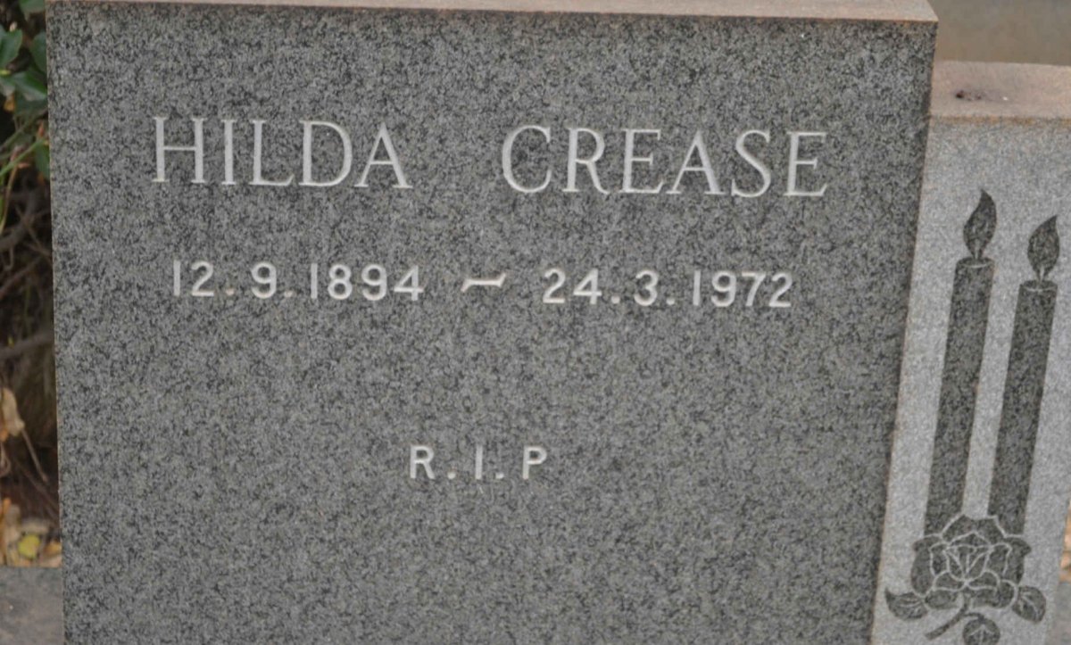 CREASE Hilda 1894-1972