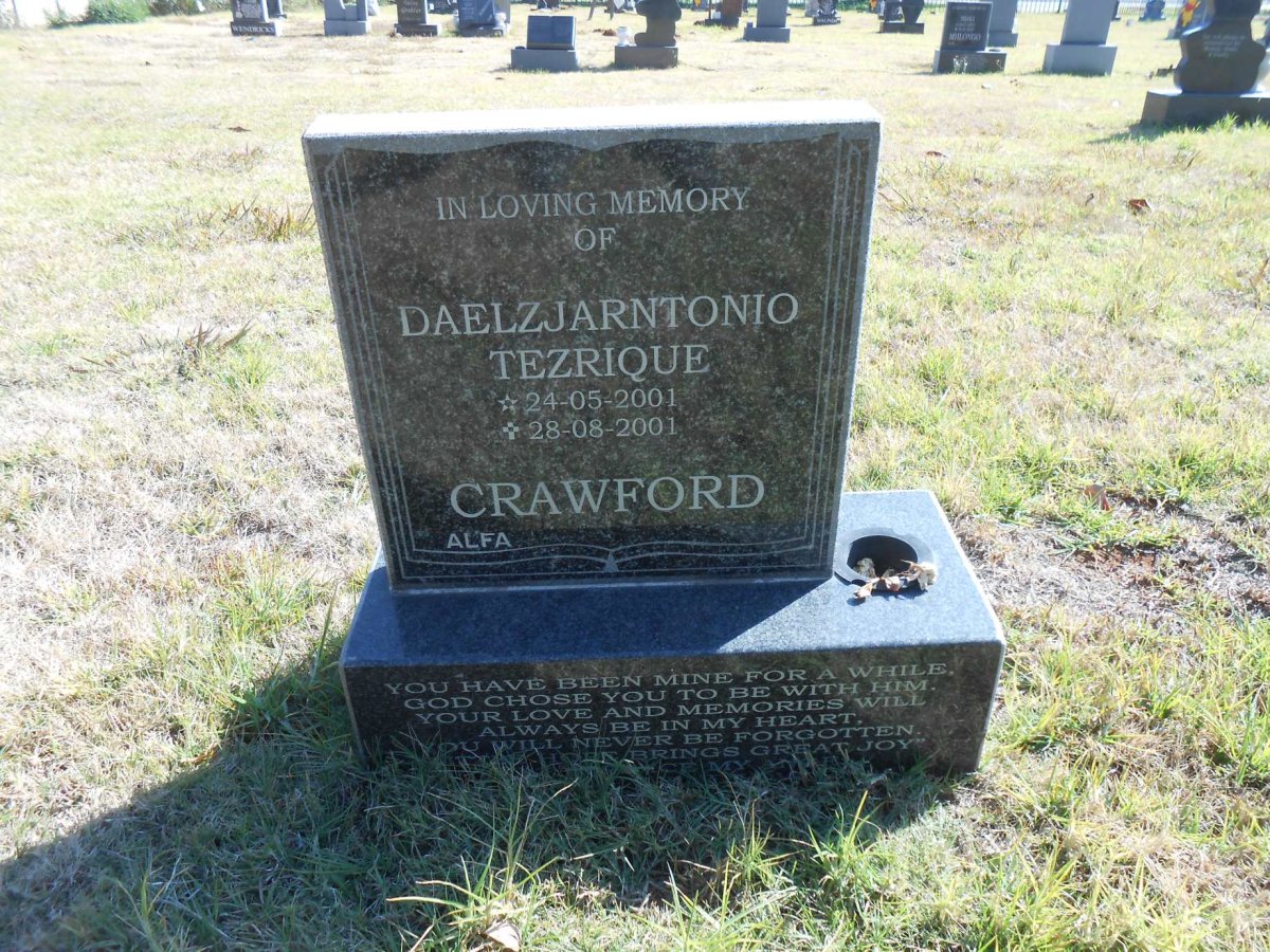 CRAWFORD Daelzjarntonio Tezrique 2001-2001