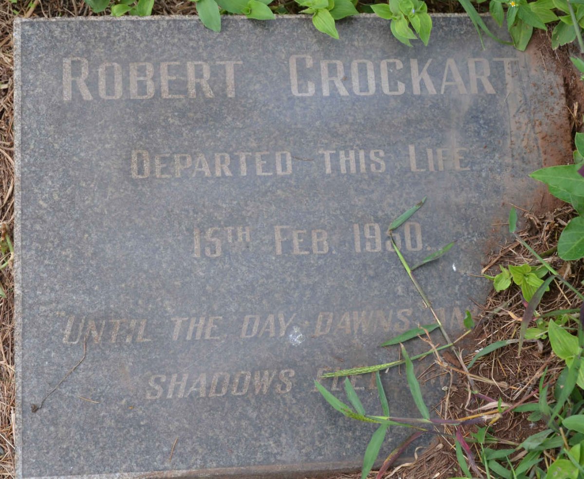 CROCKART Robert -1950