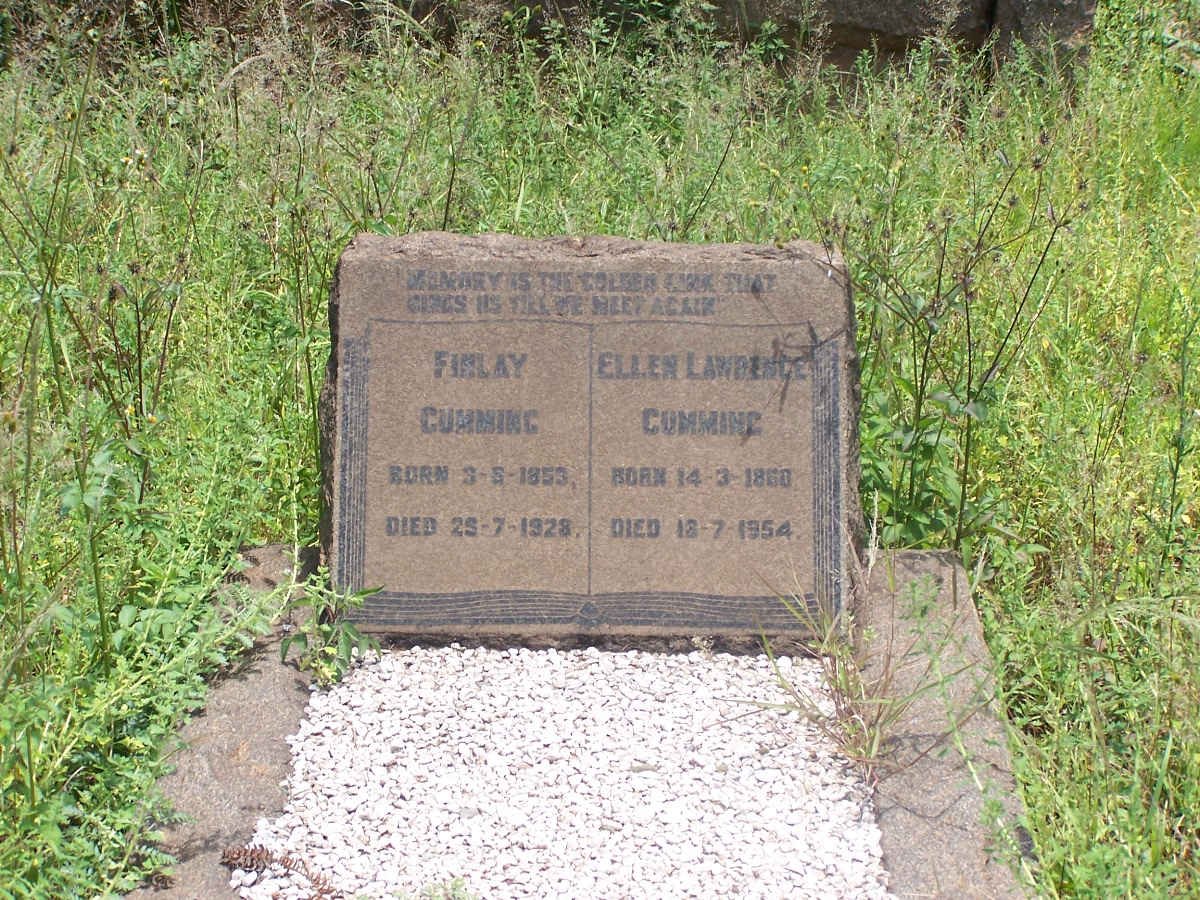 CUMMING Finlay 1853-1928 &amp; Ellen Lawrence 1860-1954