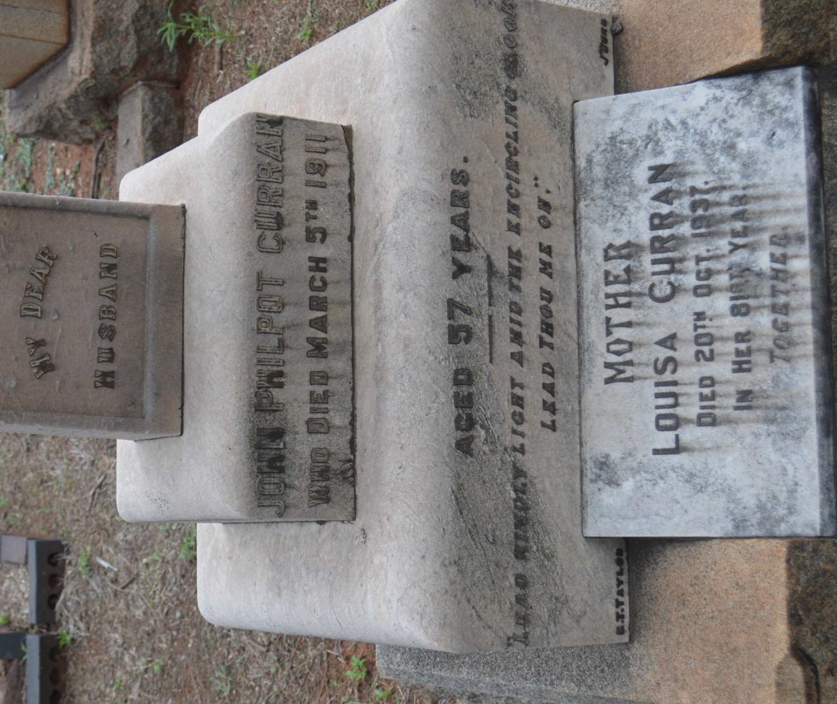 CURRAN John Philpot -1911 &amp; Louisa -1937