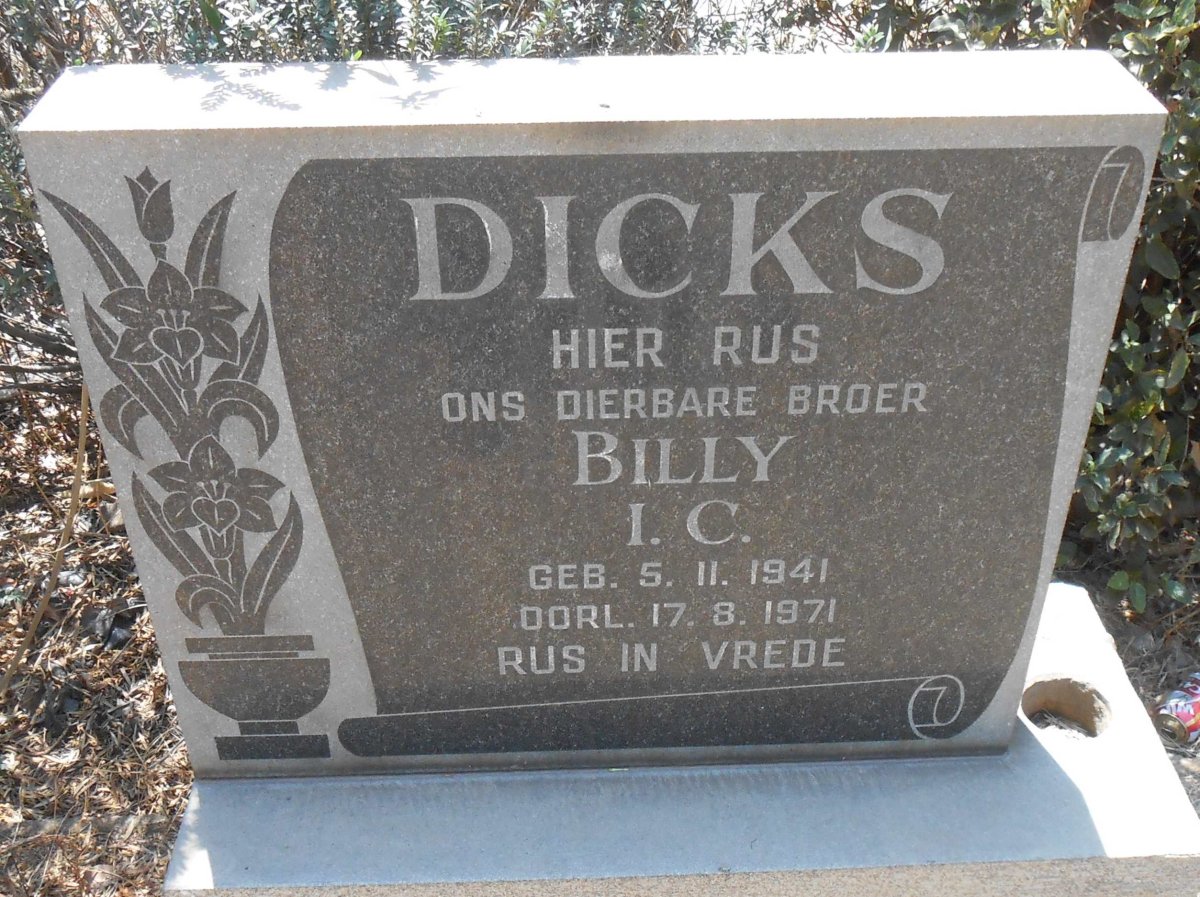 DICKS I.C. 1941-1971