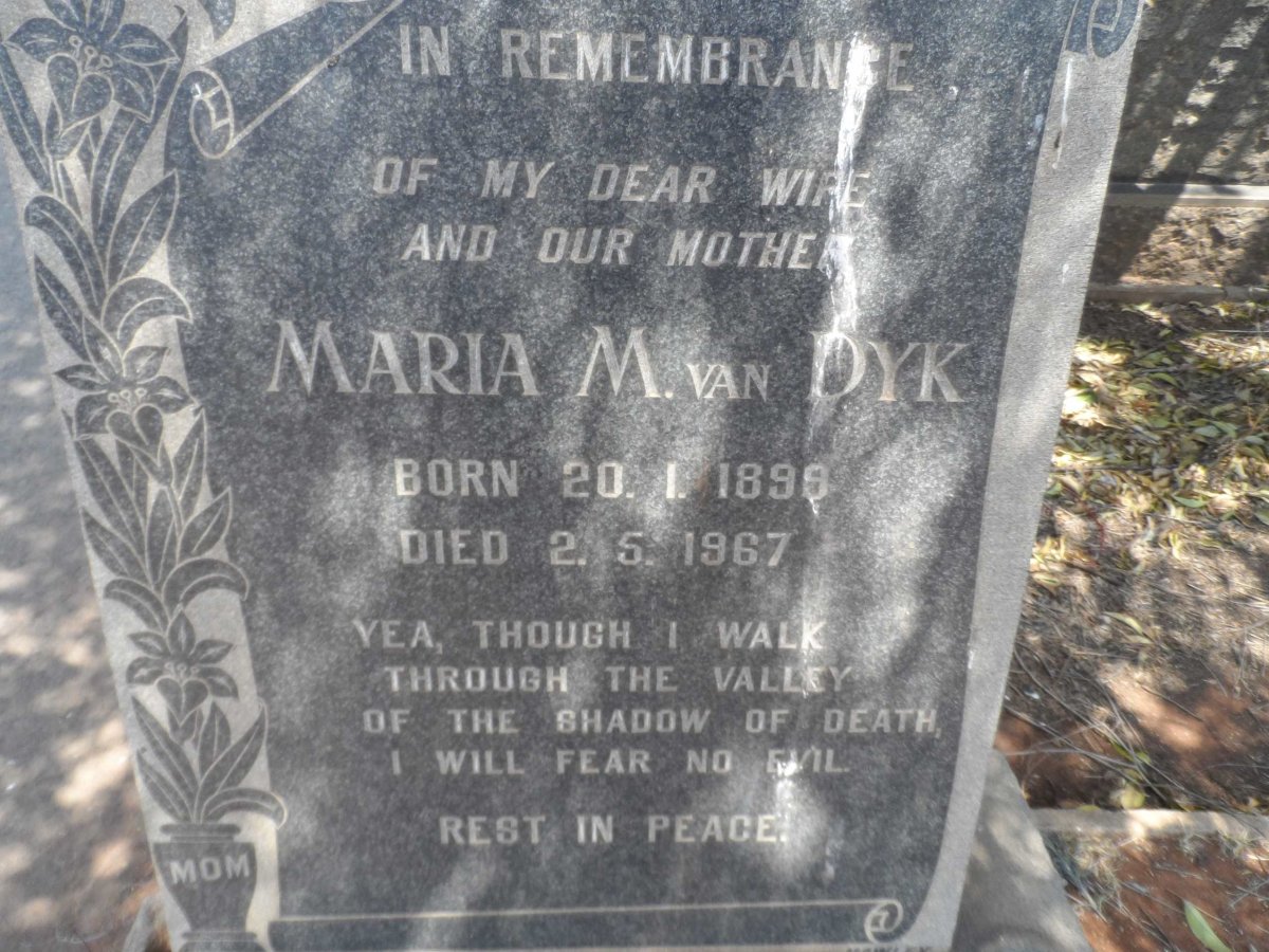 DYK Maria M., van 1899-1967